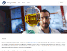 Tablet Screenshot of mclaughlinweb.com